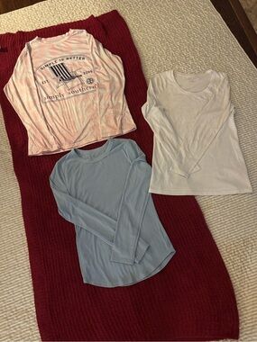 3 long sleeve T-Shirts. Purchase something else and I’ll throw these in for free